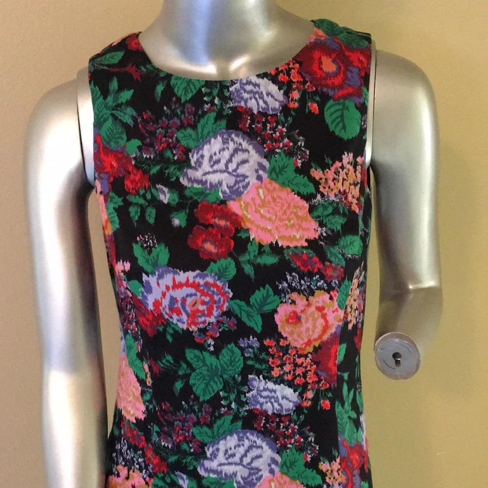 J. Crew Sleeveless floral sheath dress two-way s